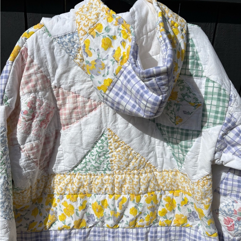 Patchwork Womans Hoodie - Multicolor - image 6